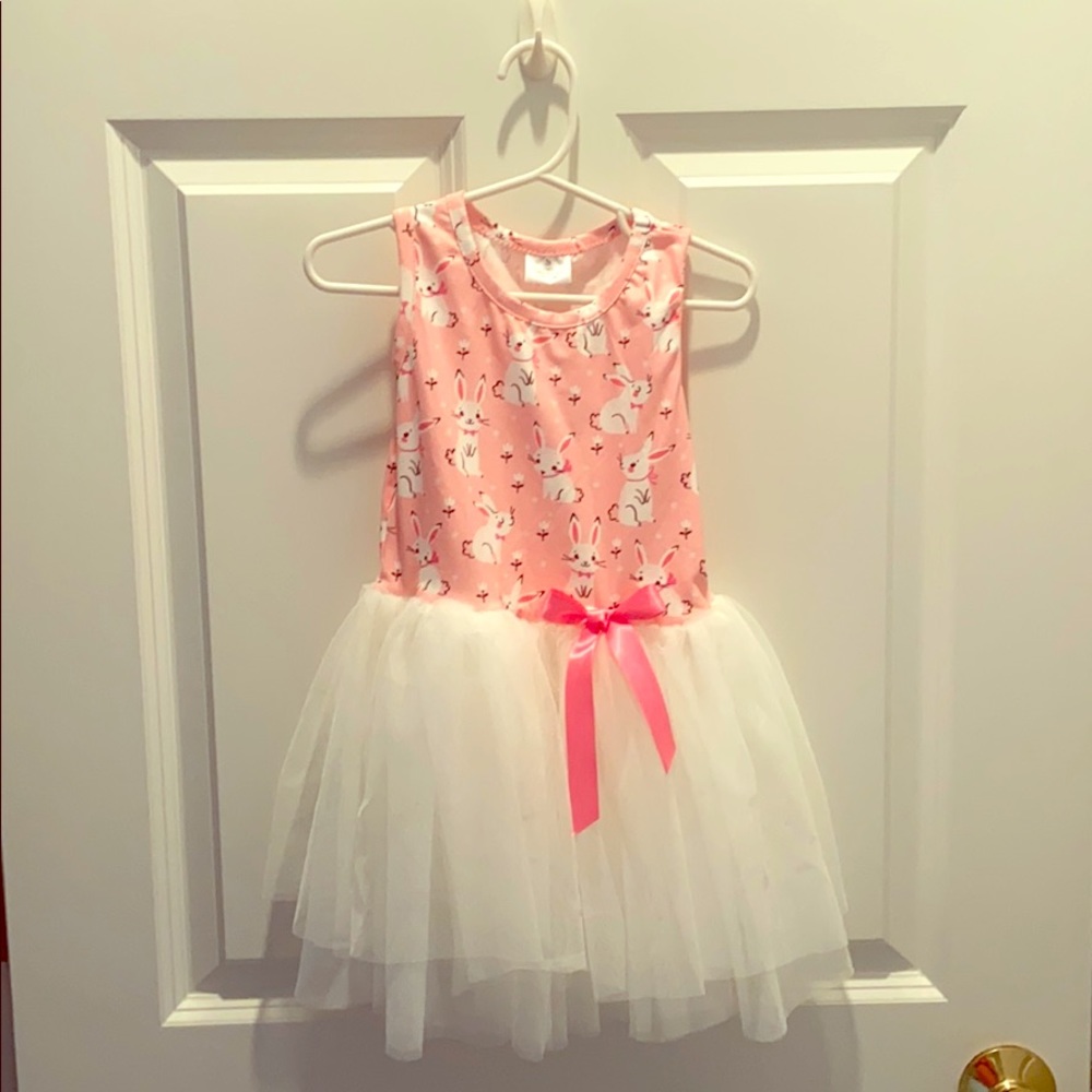 Pink Bunny Tulle Dress by Modern Millie